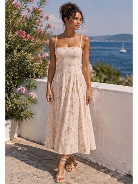 Reformation | Dresses | Reformation Tagliatelle Linen Dress In Riviera New | Poshmark Reformation | Dresses | Reformation Tagliatelle Linen Dress In Riviera New | Poshmark